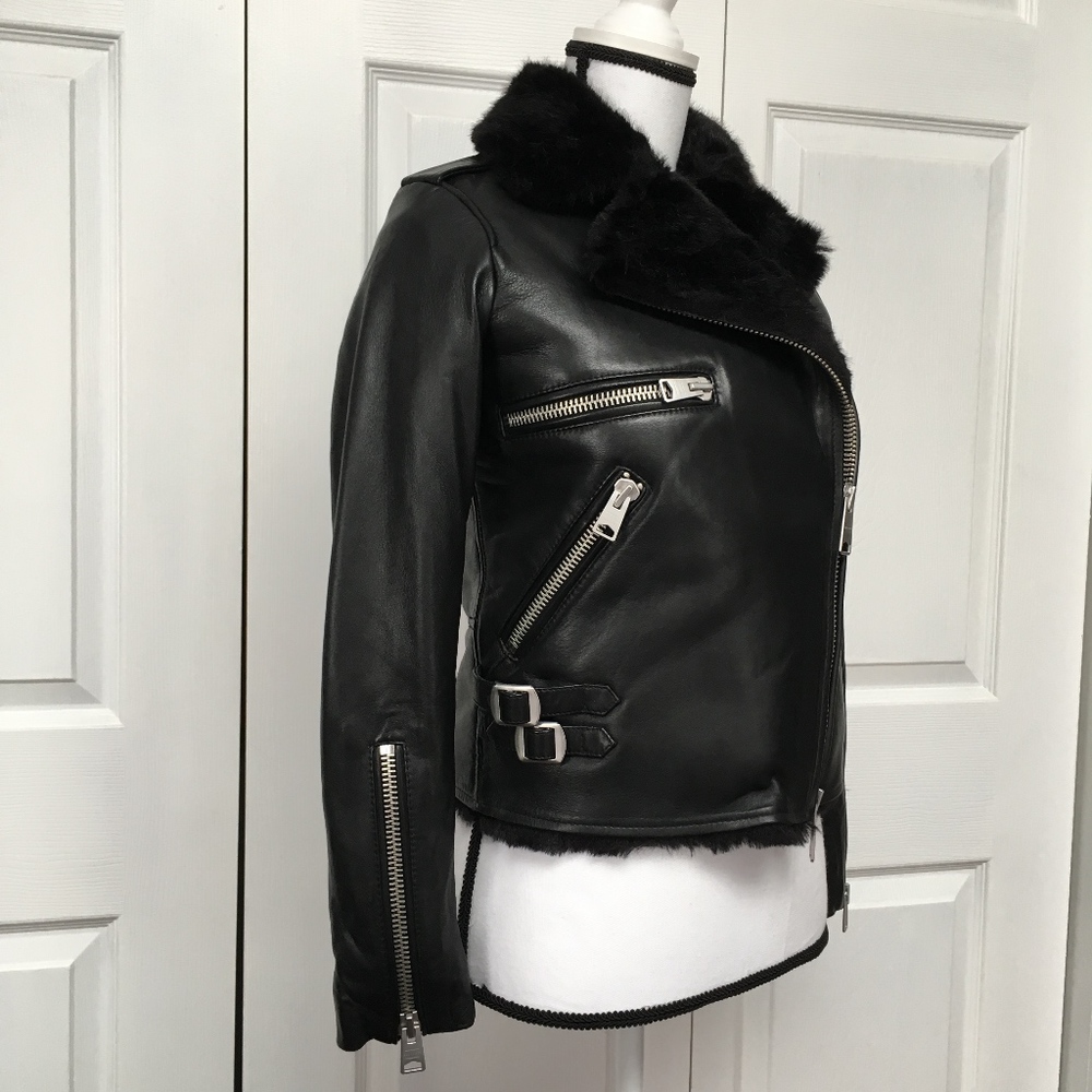 ALL SAINTS HIGGENS LUX BIKER US2 - Picture 4 of 4